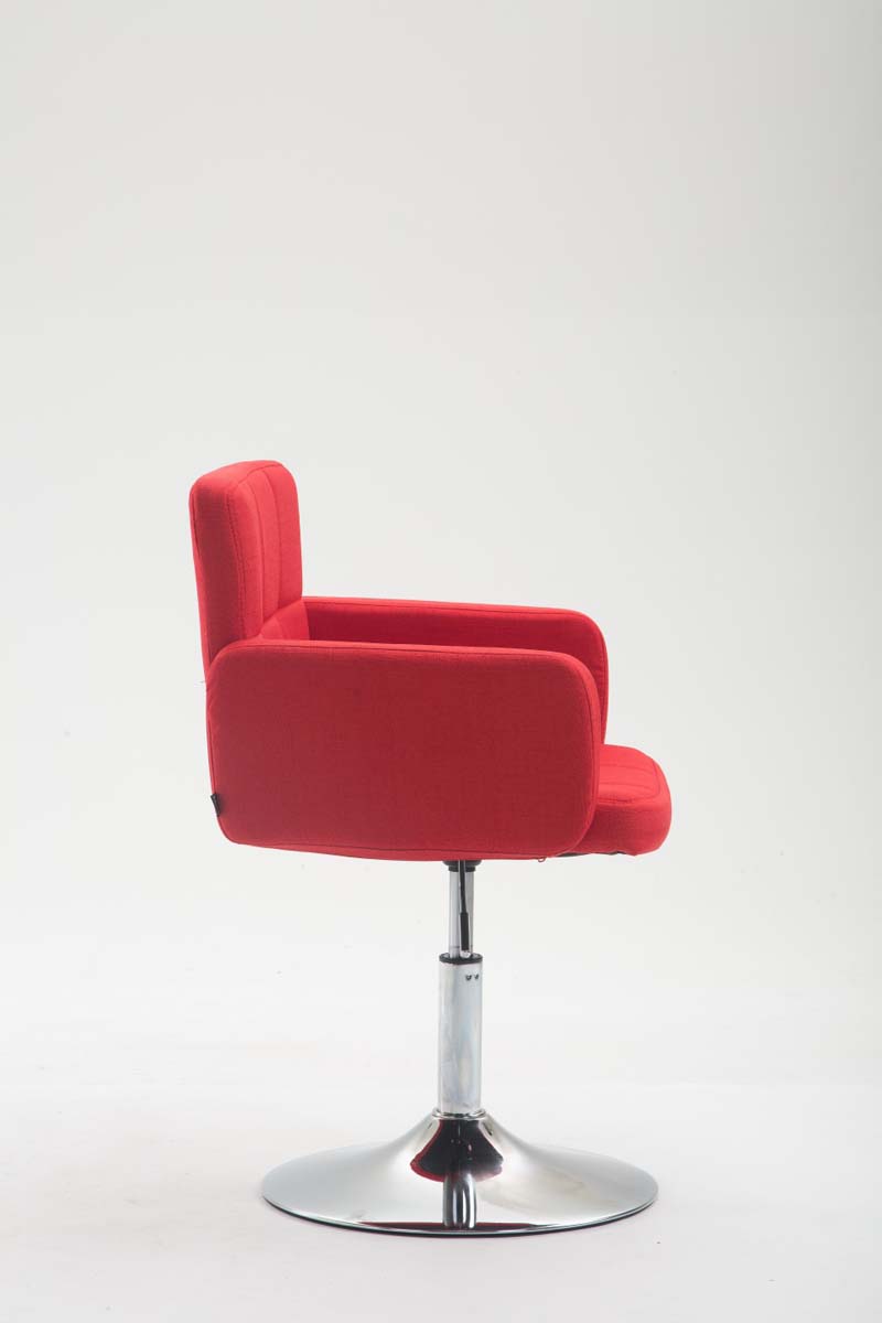 Fauteuil lounge Los Angeles tissu Rouge