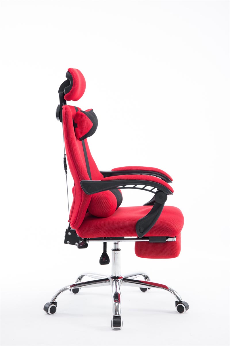 Fauteuil de bureau Fellow avec Repose-pieds intégré Rouge