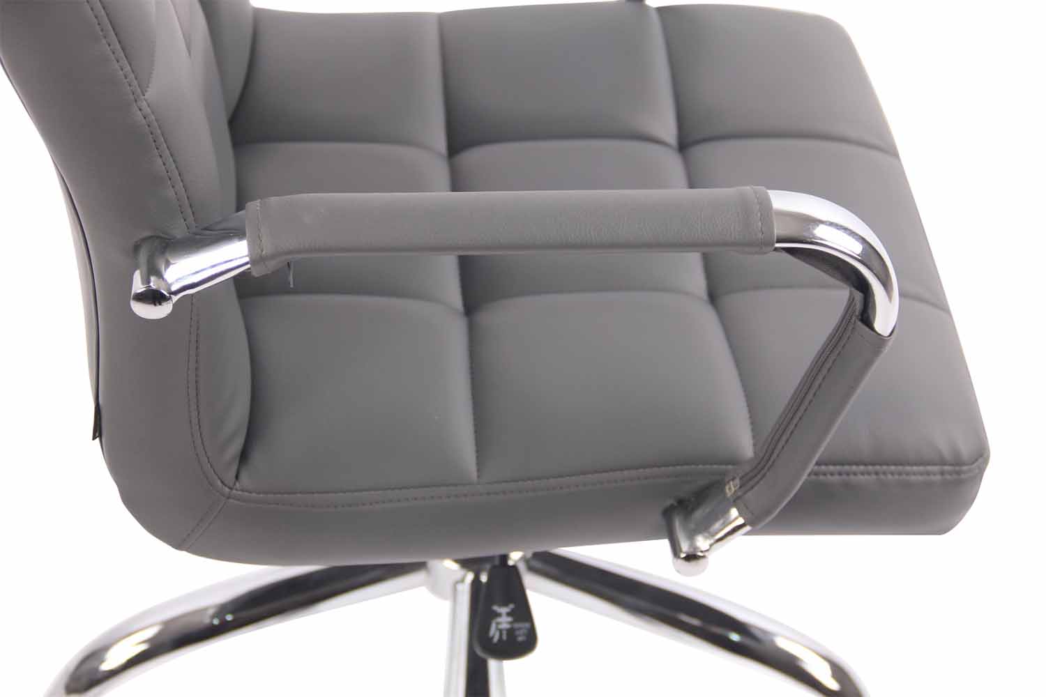 Fauteuil de bureau Deli en similicuir Gris