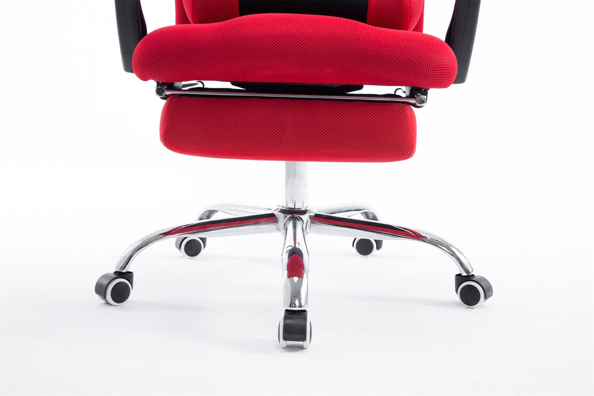 Fauteuil de bureau Fellow avec Repose-pieds intégré Rouge