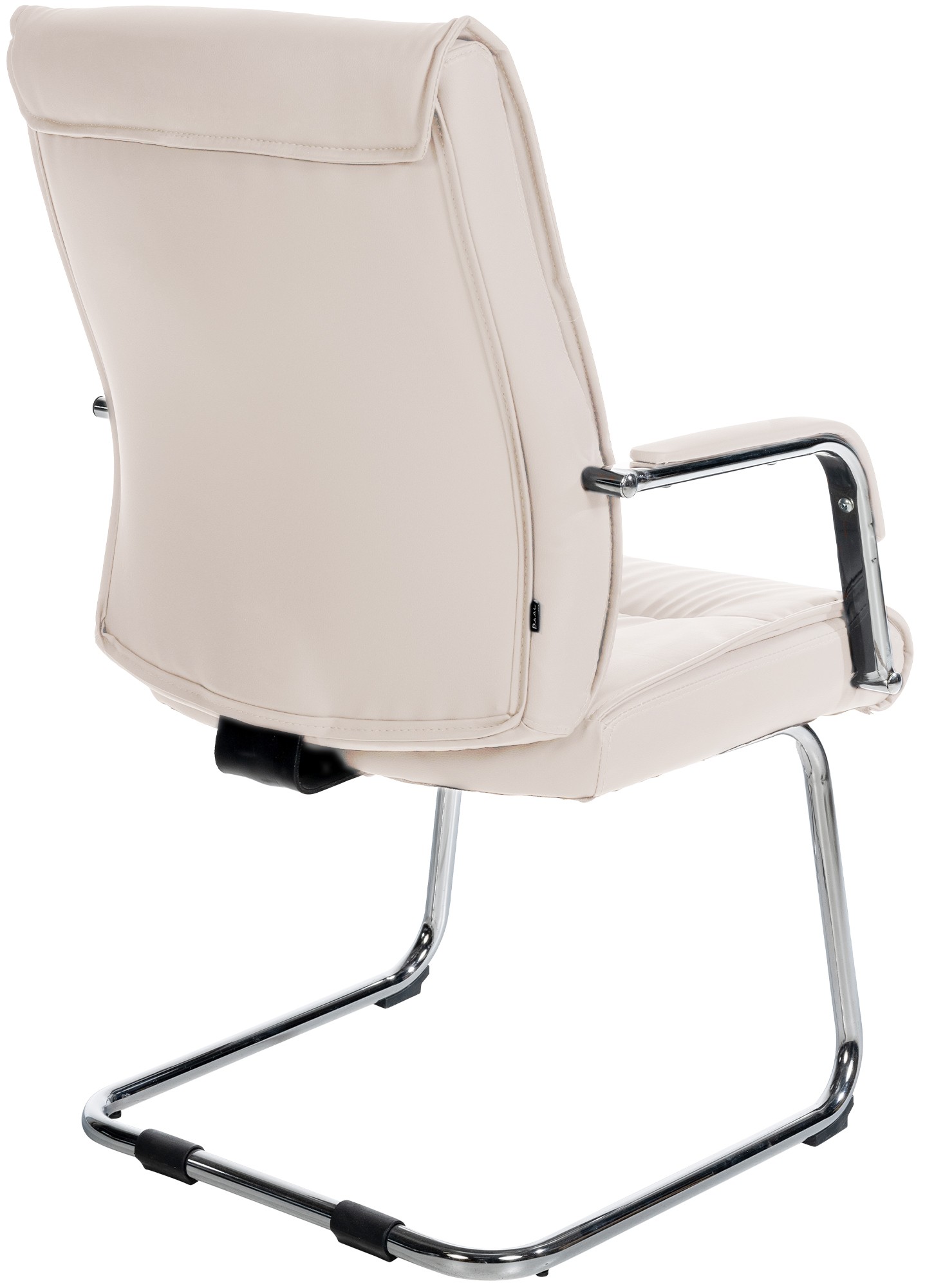 Chaise oscillante Sievert en similicuir Crème