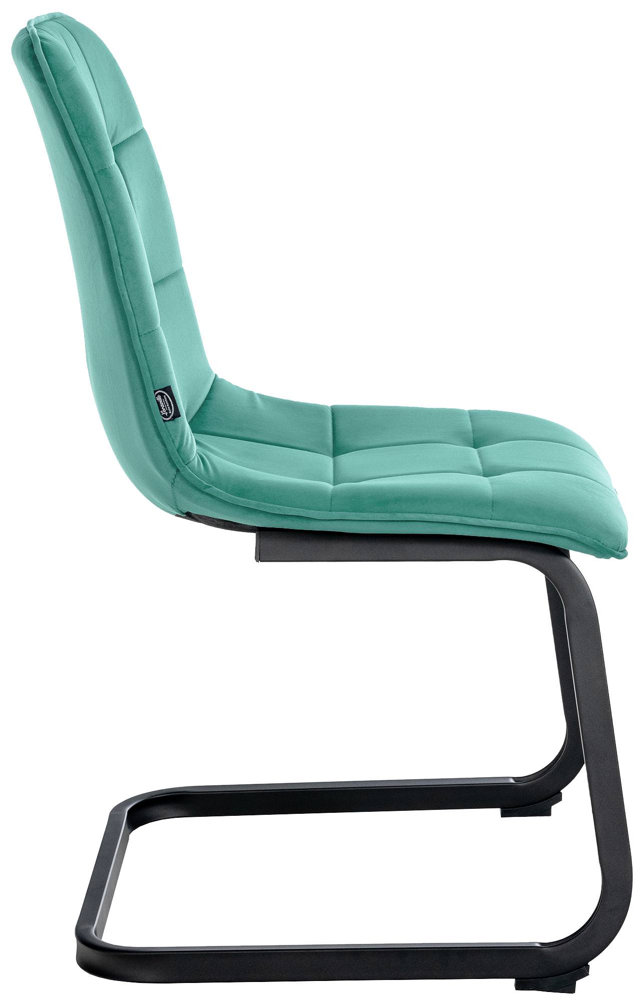 Lot de 2 chaises de salle à manger Vermont velours Vert