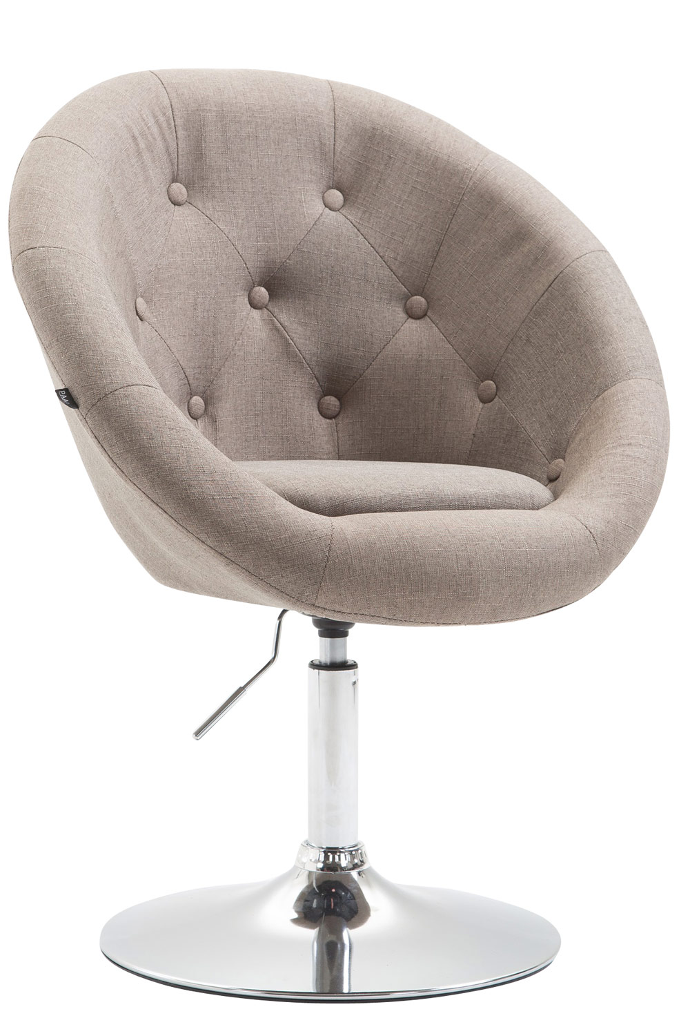 Fauteuil lounger London V2 tissu Taupe