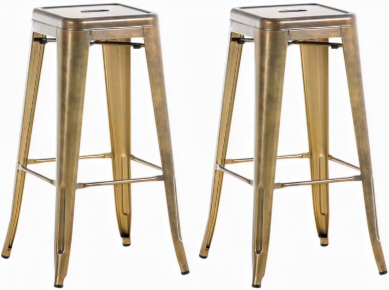 Lot de 2 tabourets de bar Joshua Or