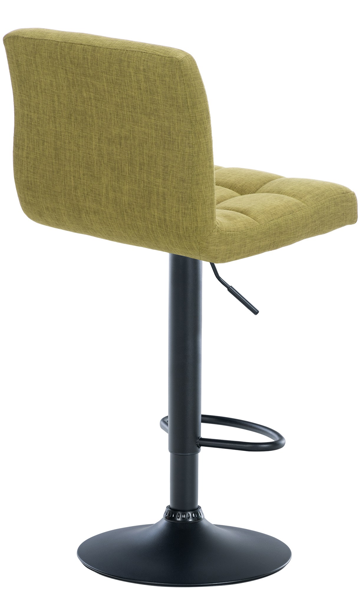 Tabouret de bar Calma Tissu Vert clair Noir