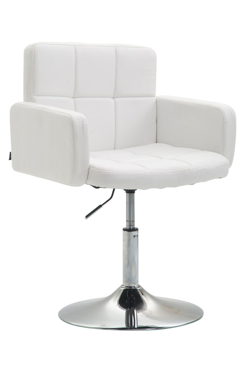 Fauteuil lounge Los Angeles similicuir Blanc