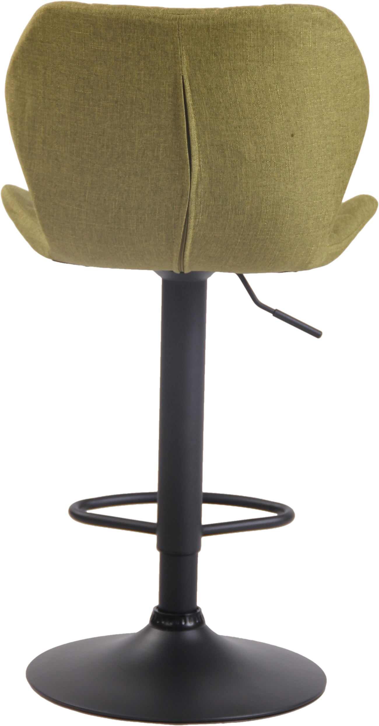 Lot de 2 tabourets de bar Cork en tissu Vert Noir