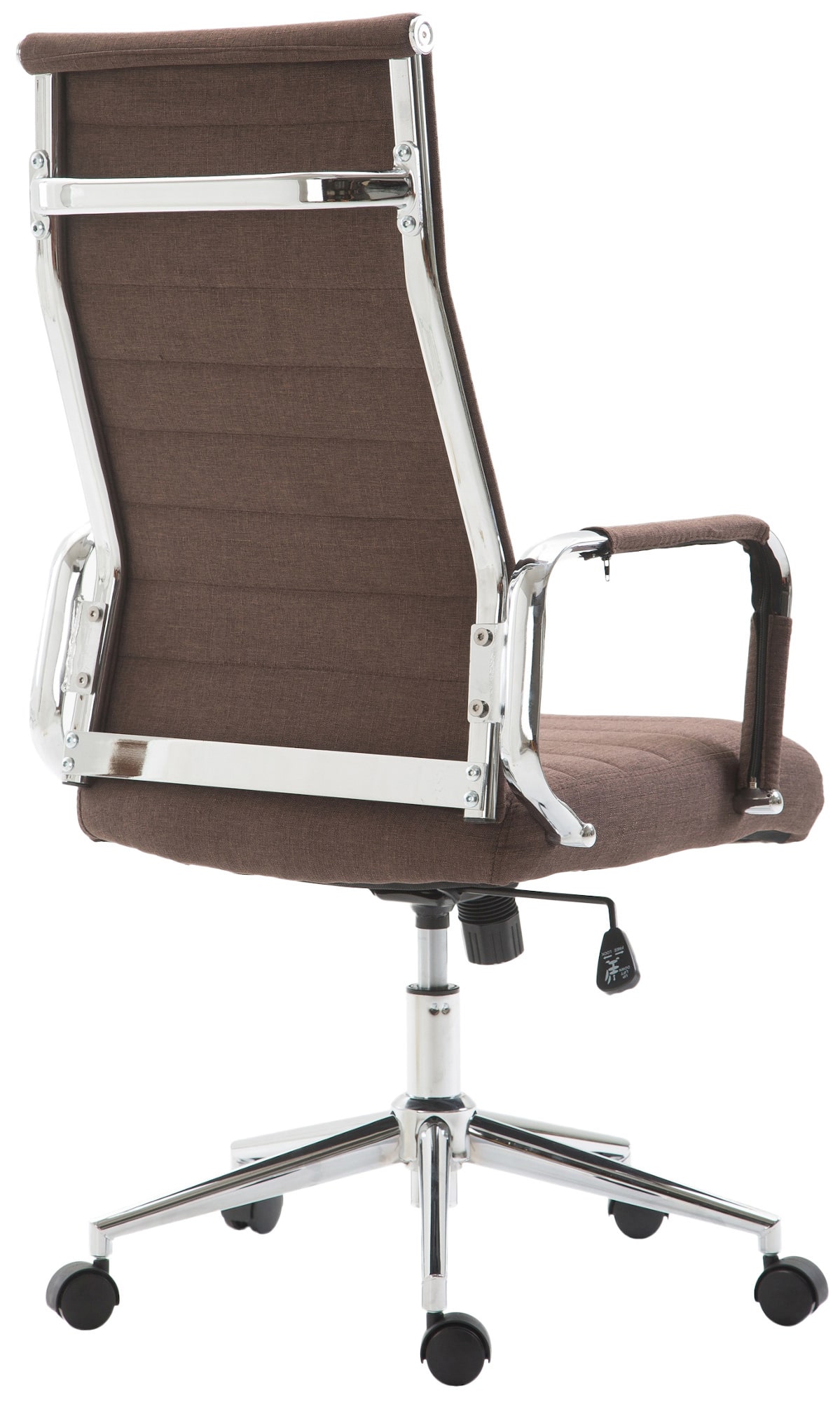 Fauteuil de bureau Kolumbus tissu Marron