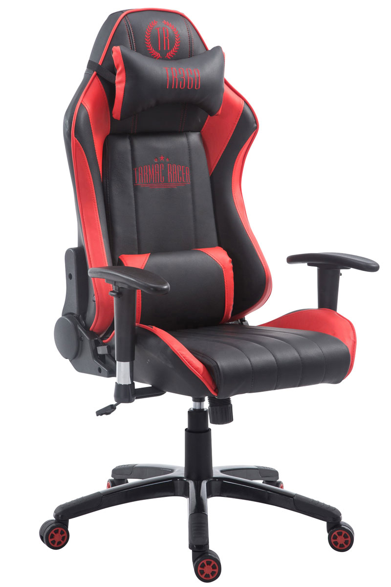 Fauteuil de bureau XL racing Shift Noir / Rouge sans repose-pieds