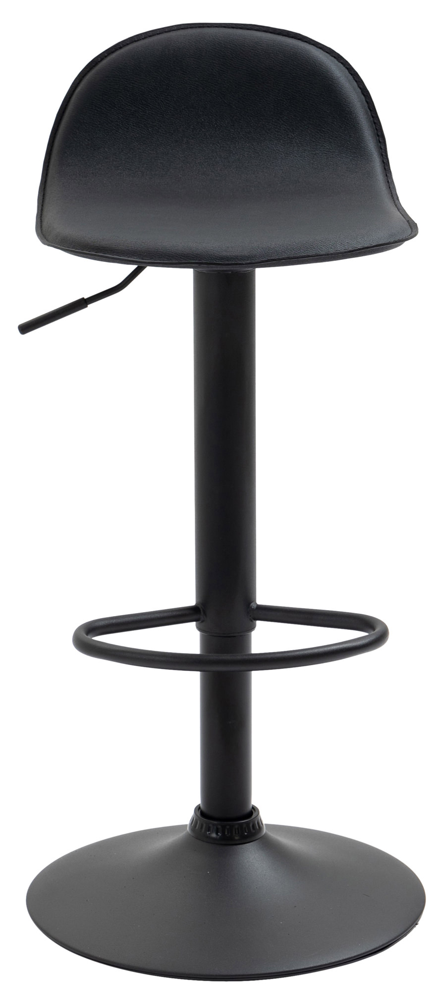 Tabouret de Bar Design Lana V2 similicuir Noir Noir