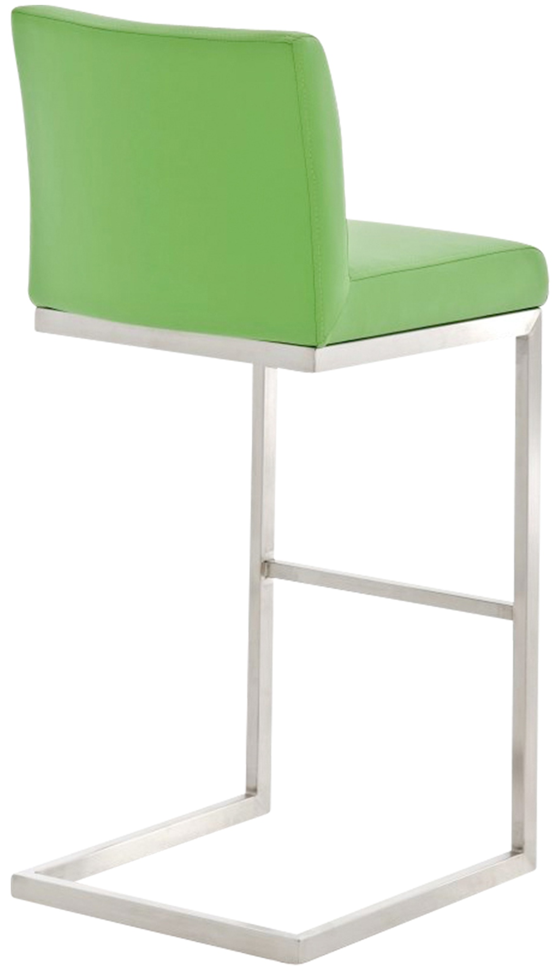 Tabouret de bar Paros en similicuir Vert