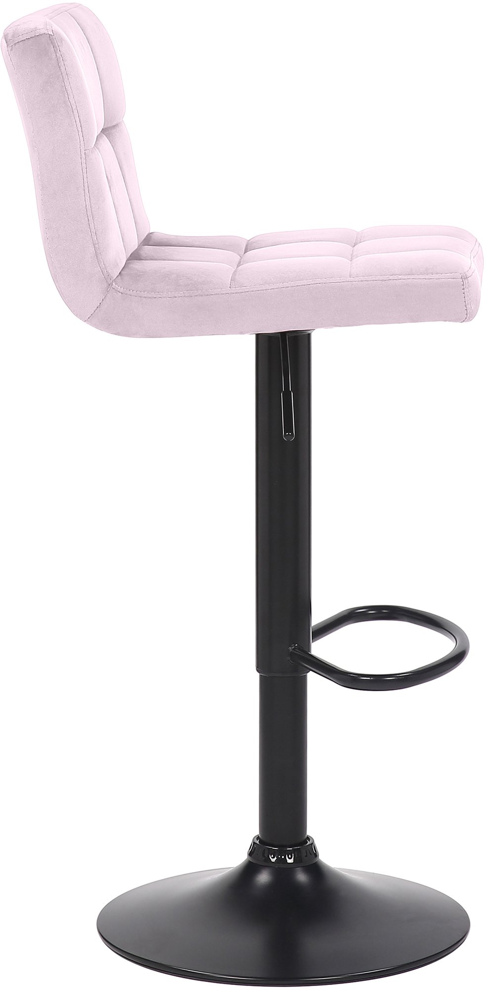 Tabouret de bar Feni en velours Rose