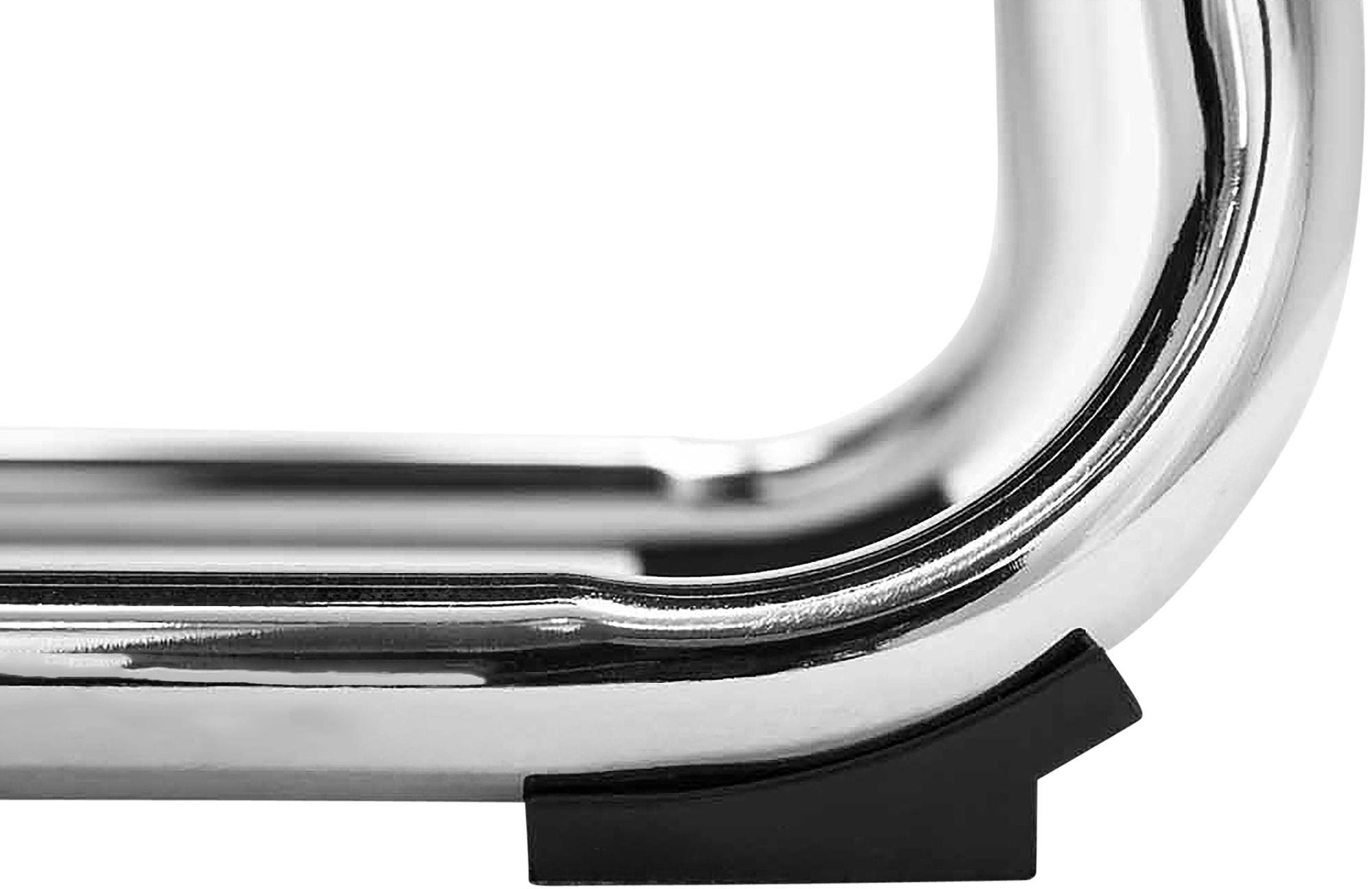 Chaise cantilever Eureka en Maille avec pied en métal Noir