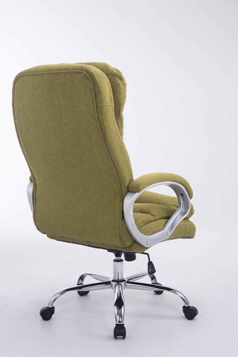 Fauteuil de bureau XXL Vancouver Tissu Vert