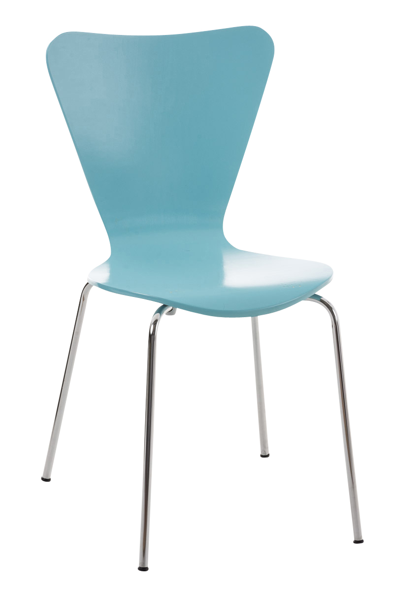 Chaise empilable Calisto Bleu clair