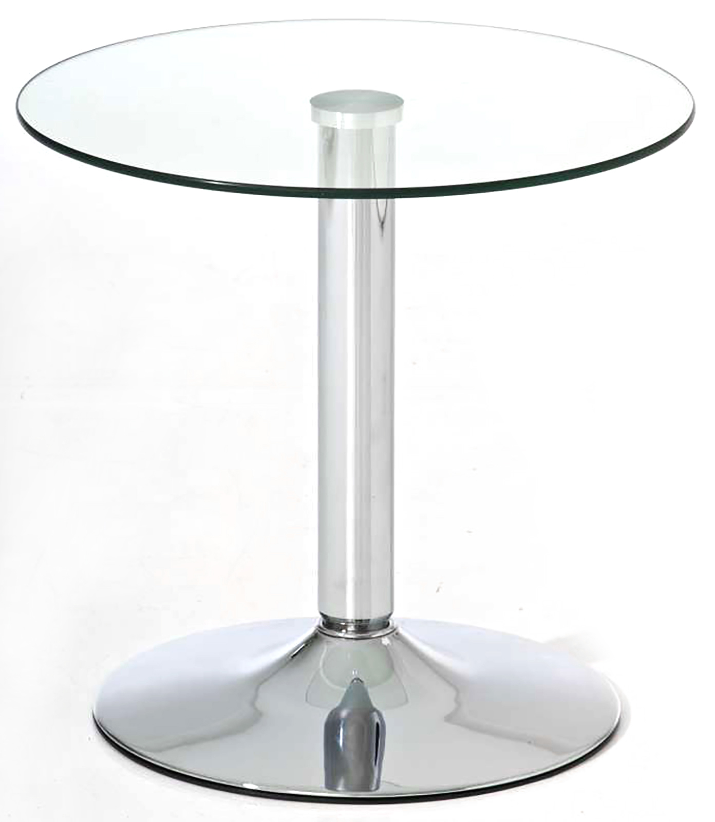 Table en verre ronde Ikarus Ø 50 cm Verre clair