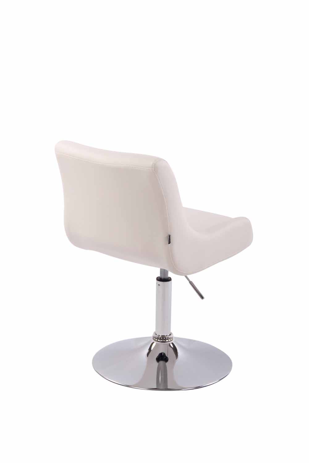 Chaise Lounge Club en similicuir Blanc