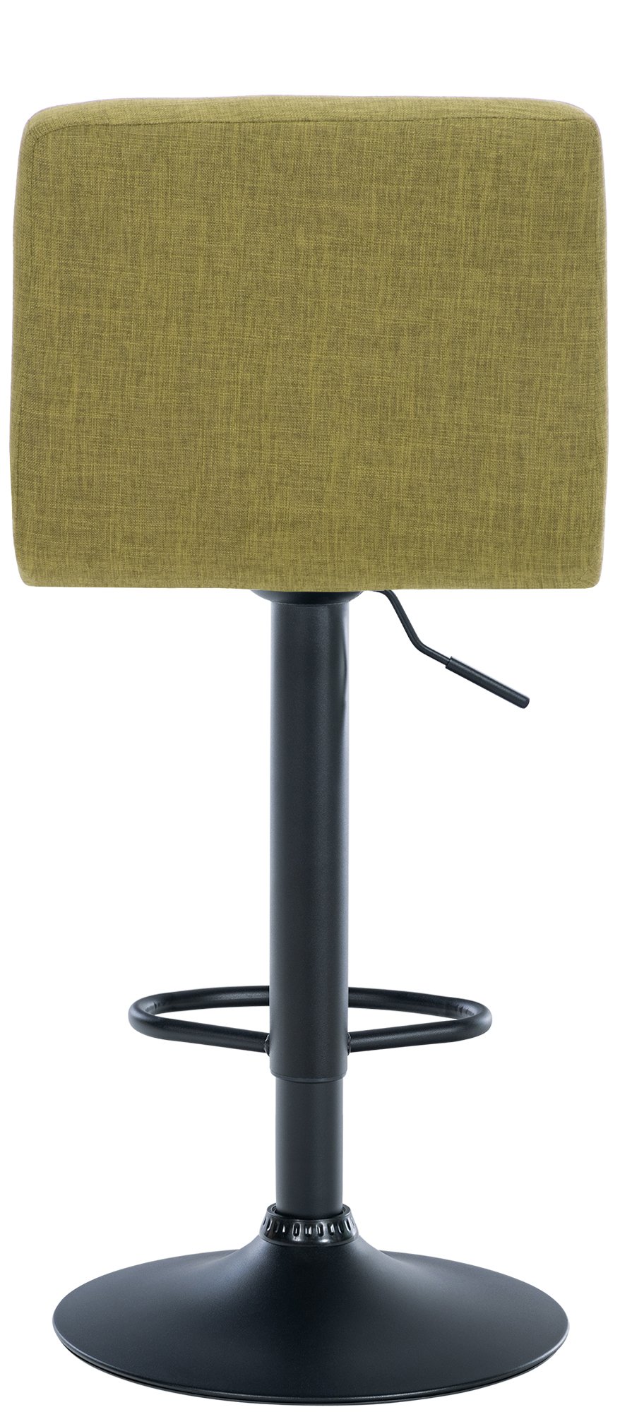 Tabouret de bar Calma Tissu Vert clair Noir