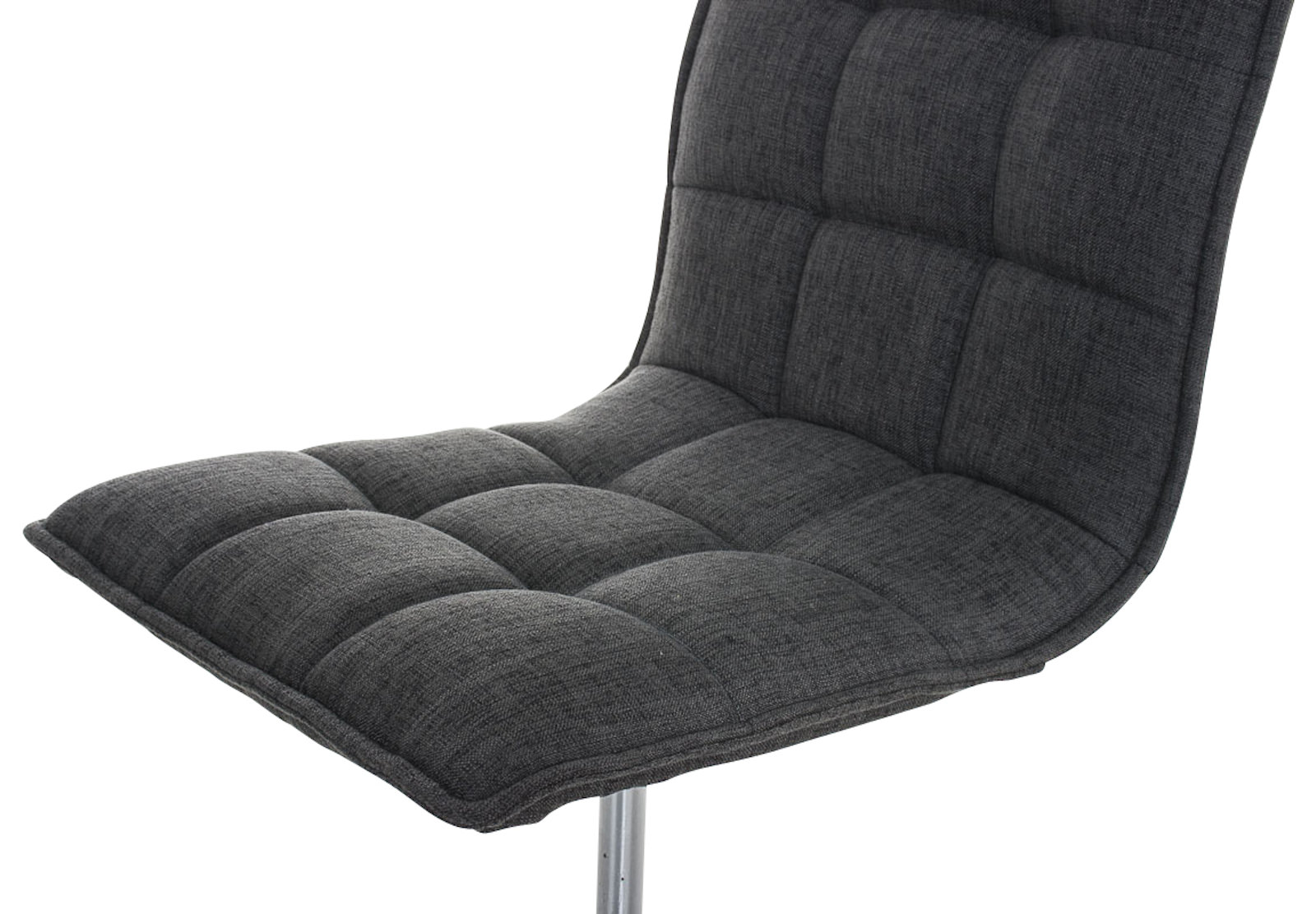 Fauteuil de bureau Peking revêtement tissu Gris foncé